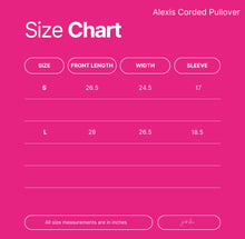 Load image into Gallery viewer, The Alexis Corded Pullover