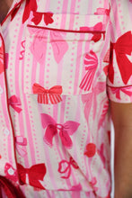 Load image into Gallery viewer, Bow Romance Ruffle Pajama