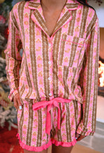 Load image into Gallery viewer, Gingerbread Lane Ruffle Pajama Set