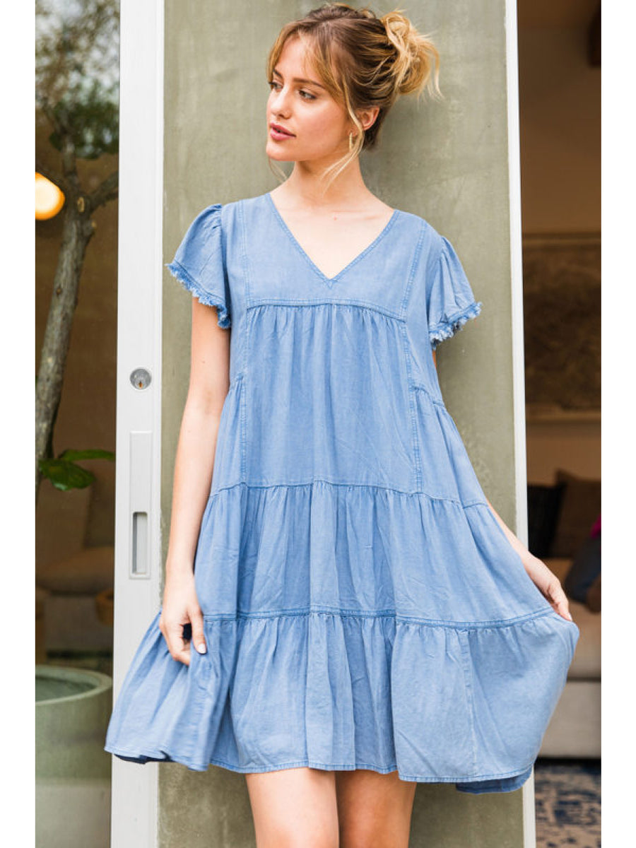 The Denim Dizzy Dress Harwell Designs