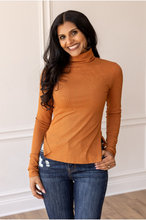 Load image into Gallery viewer, Ribbed Fitted Turtleneck