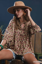Load image into Gallery viewer, The Pintuck Floral Blouse