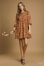 Load image into Gallery viewer, The Corduroy Floral Dress