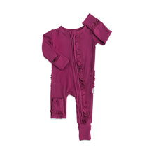 Load image into Gallery viewer, Newborn Ruffle Zippees