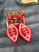 Load image into Gallery viewer, The Football Beaded Earring
