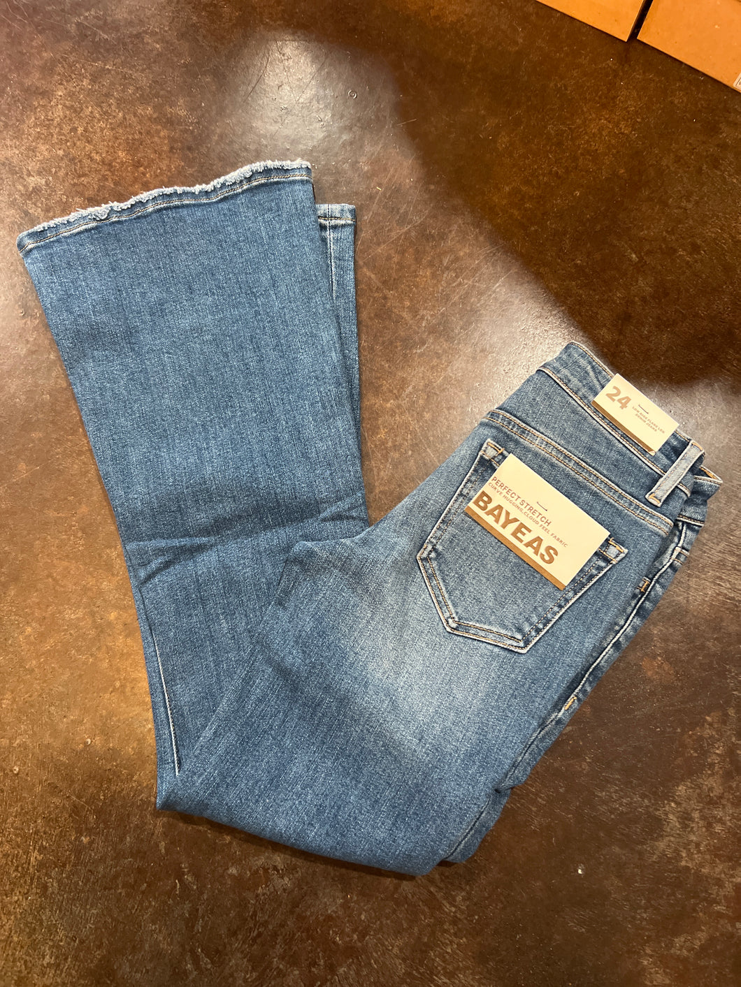 BAYEAS LR Flare Leg Denim