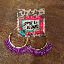 Load image into Gallery viewer, The Teardrop Bead Hoop
