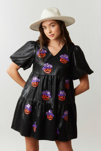 The Pumpkin Sequin Dress