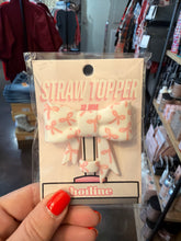 Load image into Gallery viewer, The Bow Straw Topper
