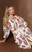 Load image into Gallery viewer, The Holiday Floral Maxi Dress
