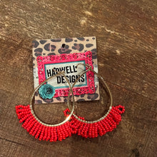 Load image into Gallery viewer, The Teardrop Bead Hoop
