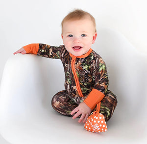 Newborn Ruffle Zippees