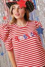 Load image into Gallery viewer, America Puff Sleeve Top
