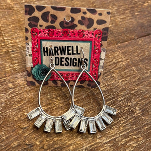 Posh Crystal Dangle Earring
