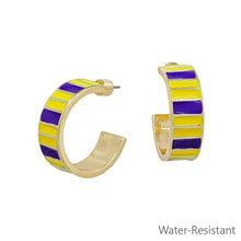 Load image into Gallery viewer, The GameDay Stripe Hoop
