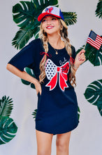 Load image into Gallery viewer, God Bless America TEE Bow Dress
