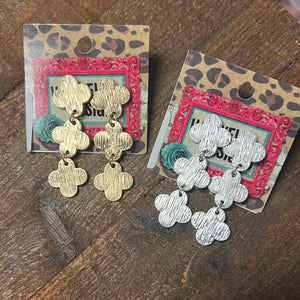 The Clover Drop Earring