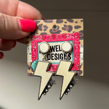 Load image into Gallery viewer, Lightning Bolt Earrings
