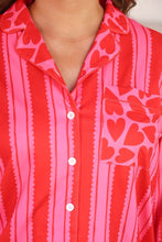 Load image into Gallery viewer, **PreORDER** Heartfelt Stripes Pajama Set
