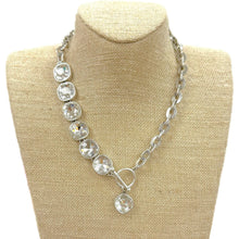 Load image into Gallery viewer, Large Stone Toggle Necklace
