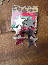 Load image into Gallery viewer, The Triple Star Drop Earring
