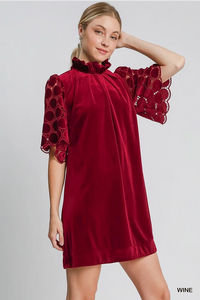 The Velvet Flirtatious Dress