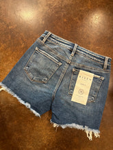 Load image into Gallery viewer, RISEN MT Fray Dark Denim Short
