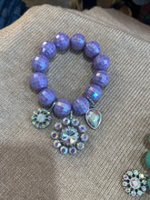 Load image into Gallery viewer, The Crystal Stretch Charm Bracelet

