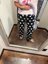 Load image into Gallery viewer, After Dark Polka Dot Denim
