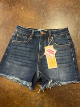 Load image into Gallery viewer, RISEN HR Denim Short-DARK
