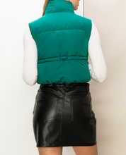 Load image into Gallery viewer, The Matte Crop Puff Vest

