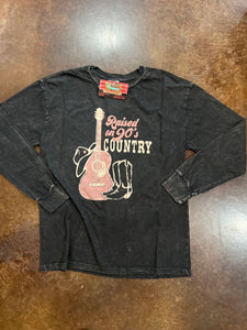 Raised on 90's Country L/S Tee