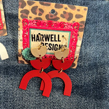 Load image into Gallery viewer, Layered U Earrings
