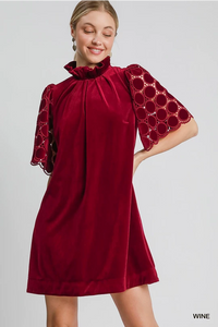 The Velvet Flirtatious Dress
