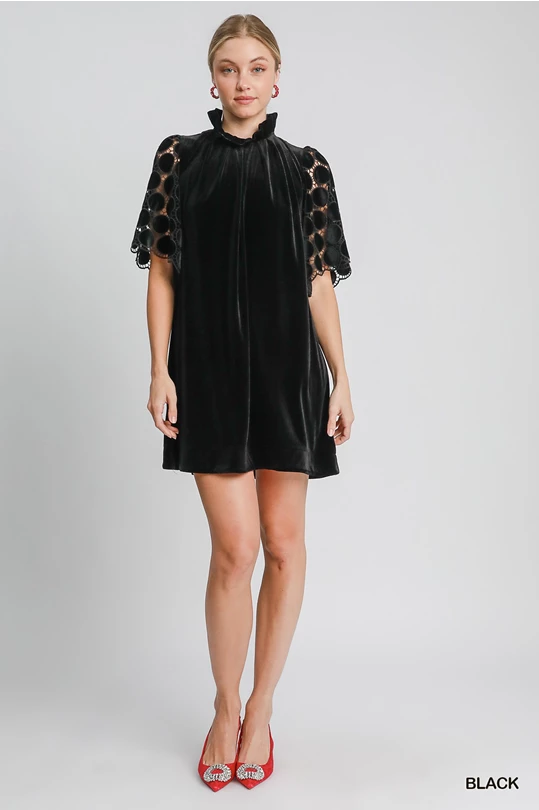 The Velvet Flirtatious Dress