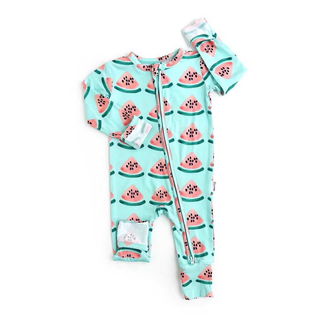 Newborn Ruffle Zippees