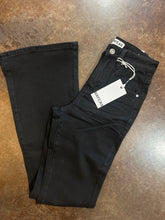 Load image into Gallery viewer, BAYEA’S High Rise Black Flare Denim
