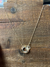 Load image into Gallery viewer, Double Circle Layer Necklace
