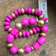 Load image into Gallery viewer, Wood Double Stack Bracelet
