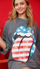 Load image into Gallery viewer, The Rolling Stones Grey Tee Dress
