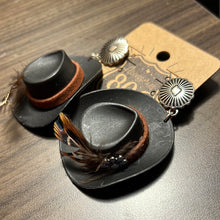 Load image into Gallery viewer, Cowboy Hat Earrings
