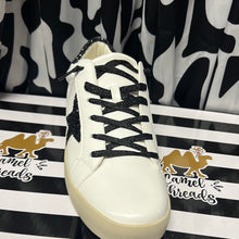 Load image into Gallery viewer, Black/White Star Gameday Sneaker
