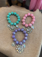 Load image into Gallery viewer, The Crystal Stretch Charm Bracelet
