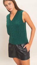 Load image into Gallery viewer, The Cable Knit Sweater Vest
