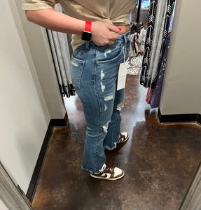 RISEN HR CROP FLARE Jean