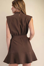 Load image into Gallery viewer, The Cowl Tie Waist Dress
