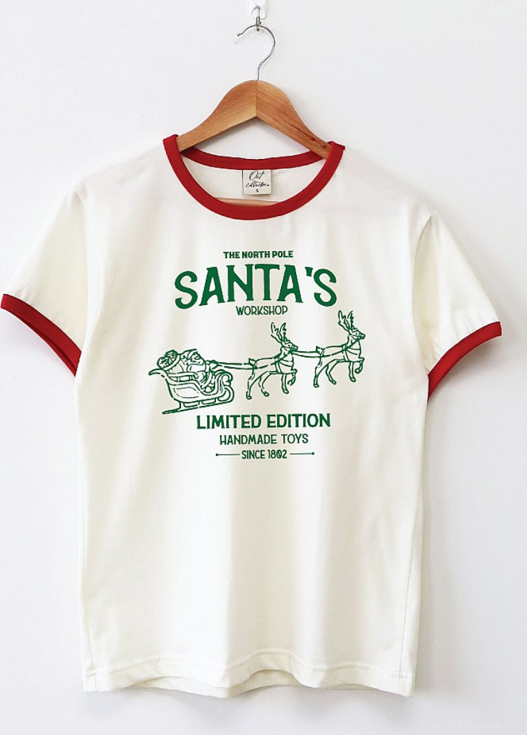 The North Pole Ringer Tee