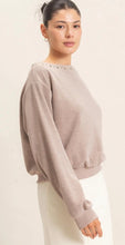 Load image into Gallery viewer, The Studded Crewneck Sweater
