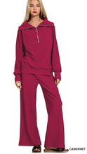 Load image into Gallery viewer, The Ribbed Wide Leg Pant Set
