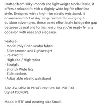 Load image into Gallery viewer, The Scuba Straight Pant

